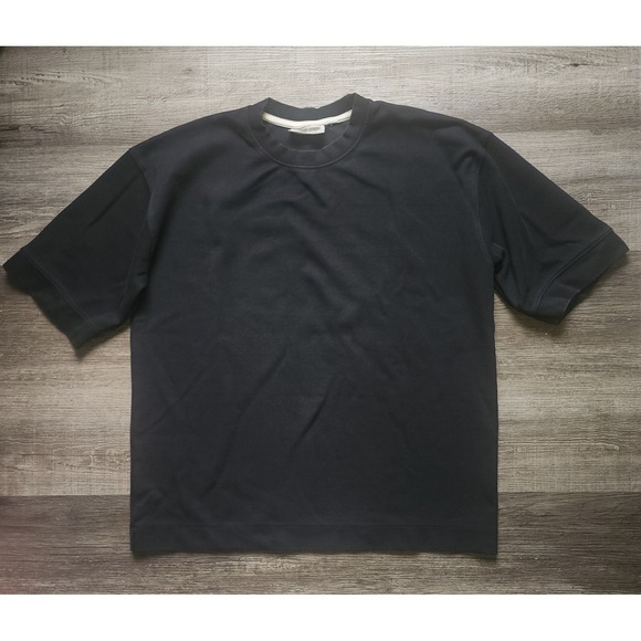 Amongst Others Other - Amongst Others NYC Boxy Fit Heavy Cotton Blend Men's Large Solid Black Shirt